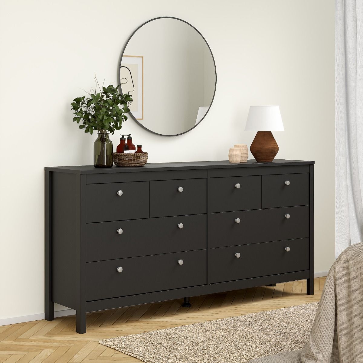 Madrid Double Dresser 4+4 Drawers