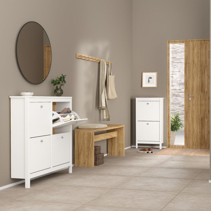 Madrid Shoe Cabinet 4 Flip Down Doors