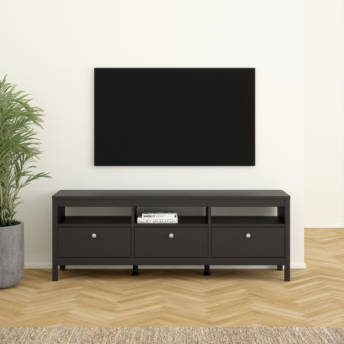 Madrid TV Unit 3 Drawers