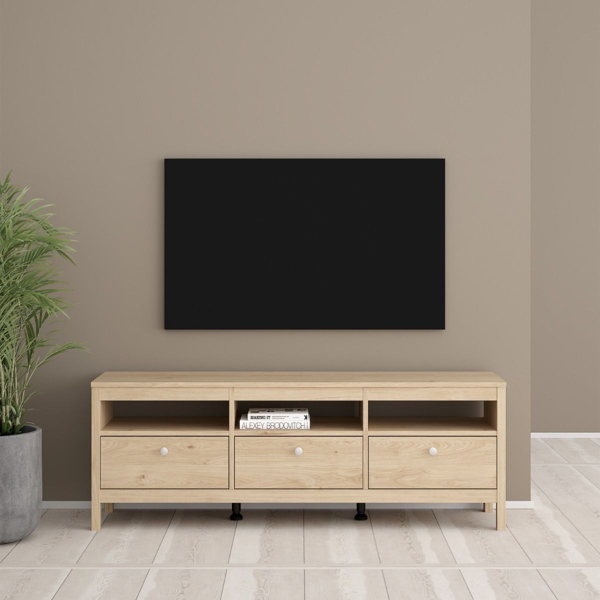 Madrid TV Unit 3 Drawers
