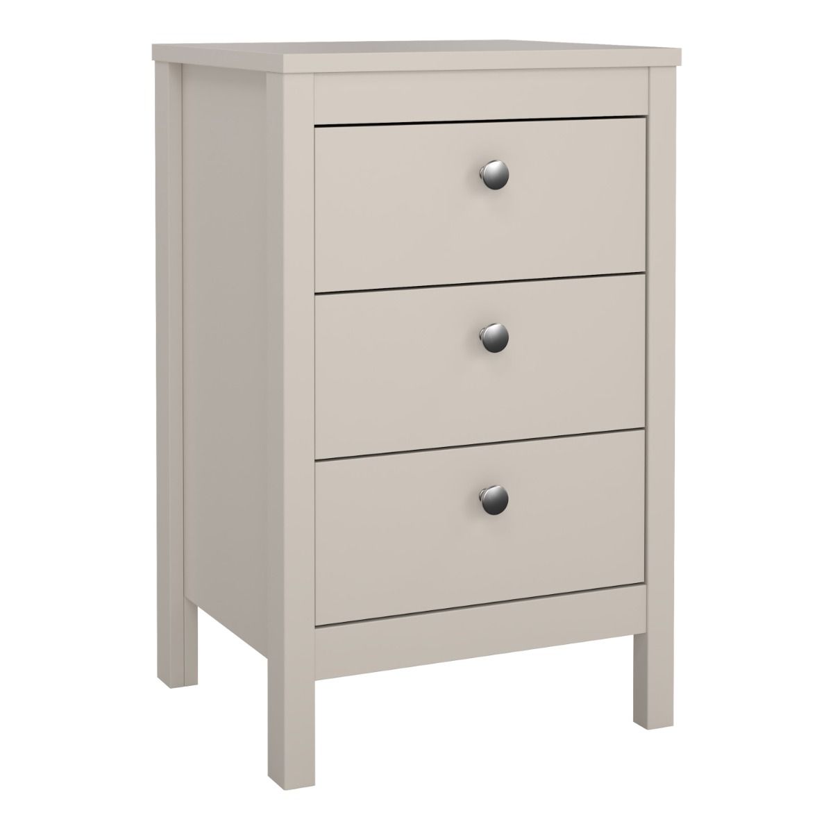 Madrid Bedside Table 3 Drawers