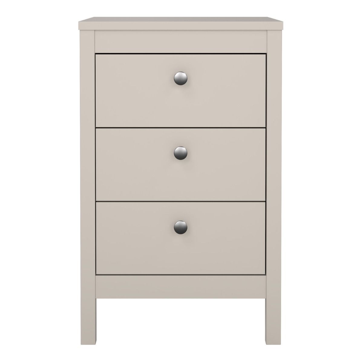 Madrid Bedside Table 3 Drawers