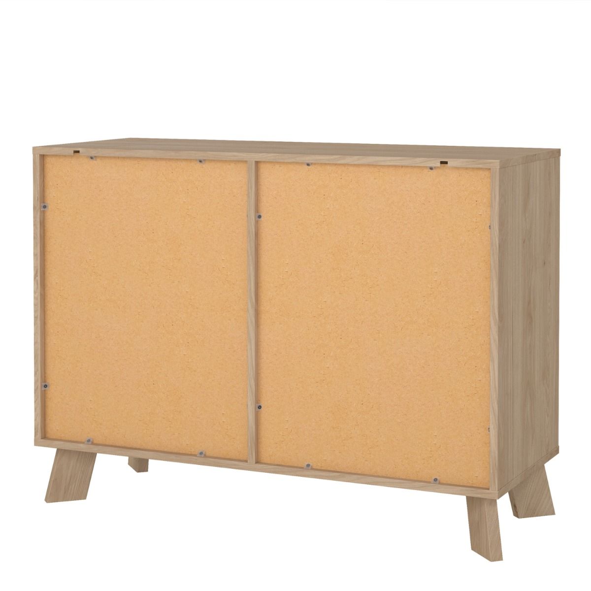 Ikast Sideboard 2 Doors 1 Drawer in Jackson Hickory and White