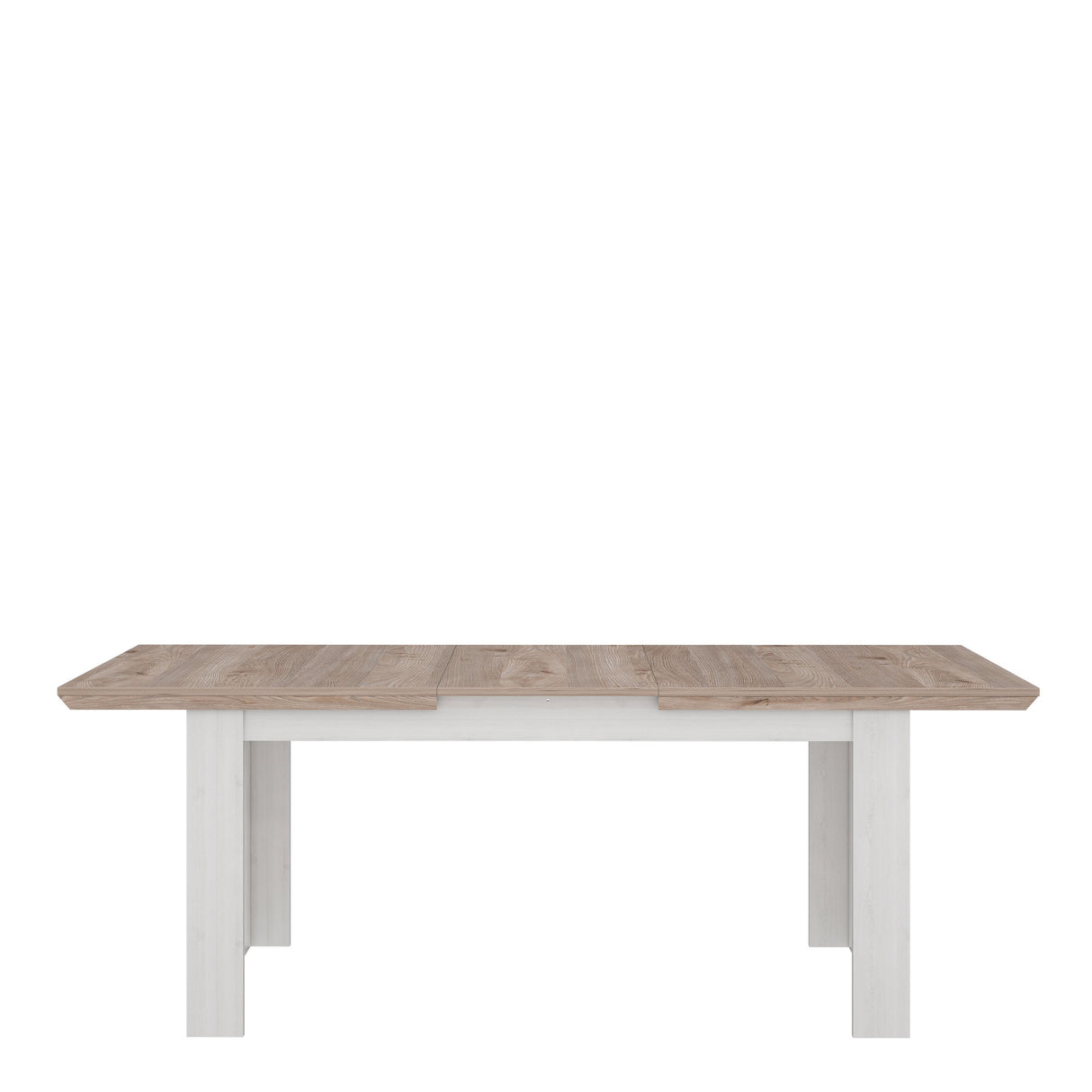 Illopa Extending Dining Table in Brown Nelson/Snowy Brown 160-207cm