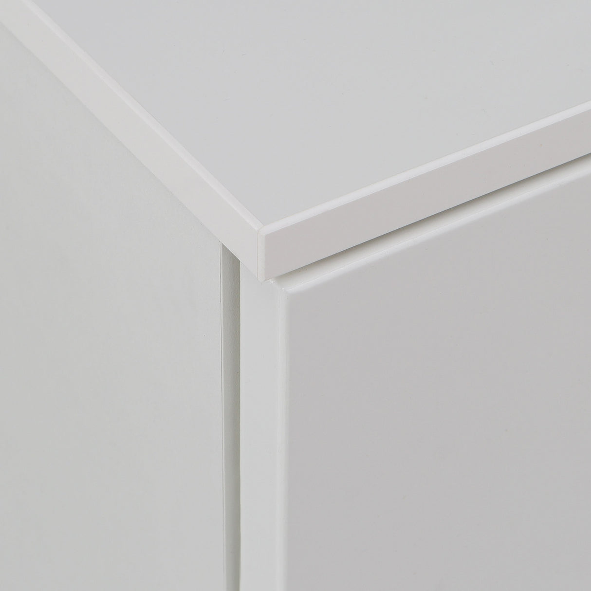Sienna Bedside Table in White Gloss