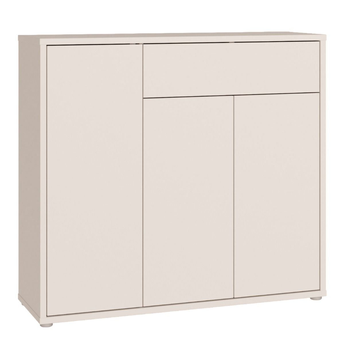 Alice Springs Sideboard with 3 Doors Push-to-Open & 1 Drawer Push-to-Open in Sand