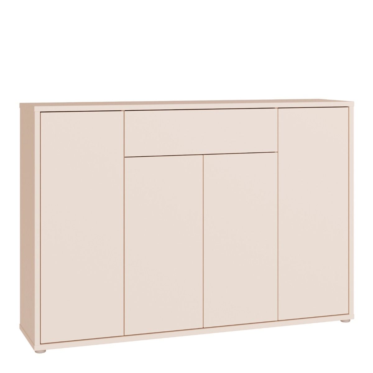 Alice Springs Sideboard with 4 Doors Push-to-Open & 1 Centralised Drawer Push-to-Open in Sand