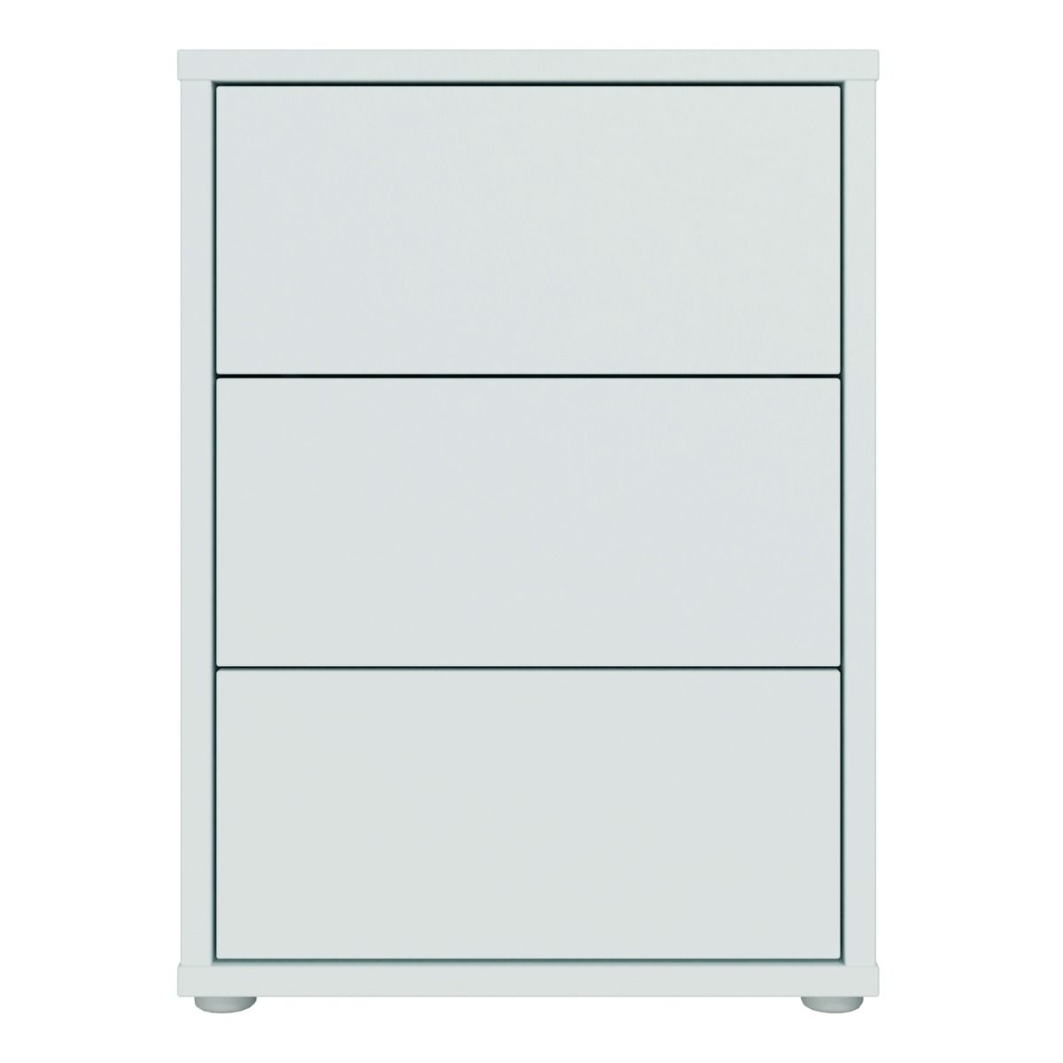 Alice Springs Bedside Cabinet with 3 Drawers Push-to-Open