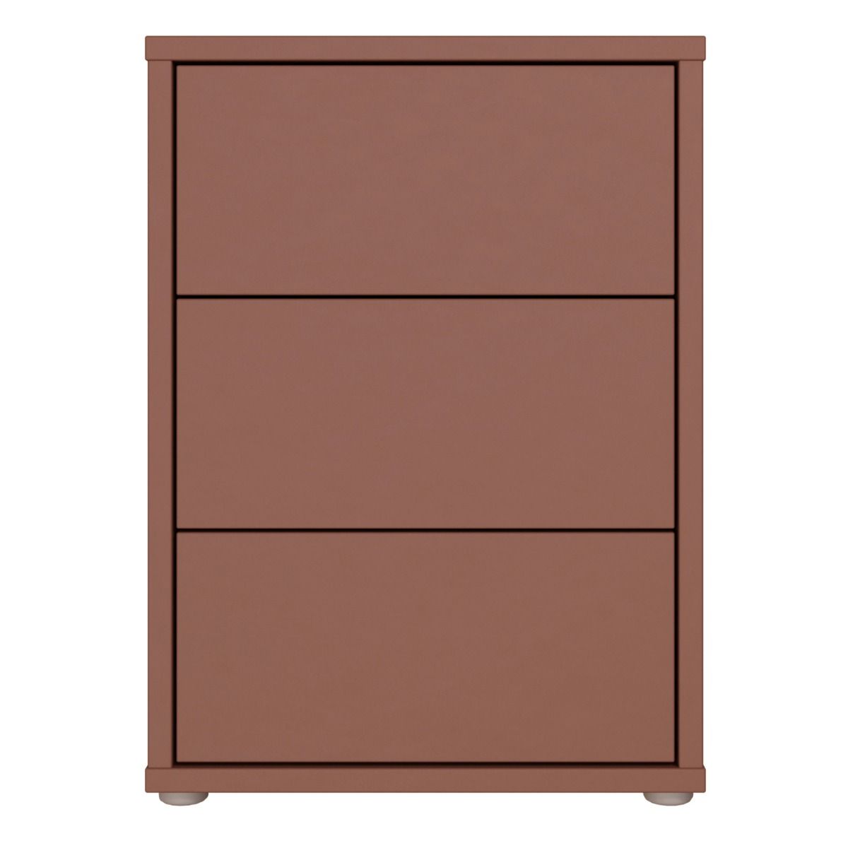 Alice Springs Bedside Cabinet with 3 Drawers Push-to-Open