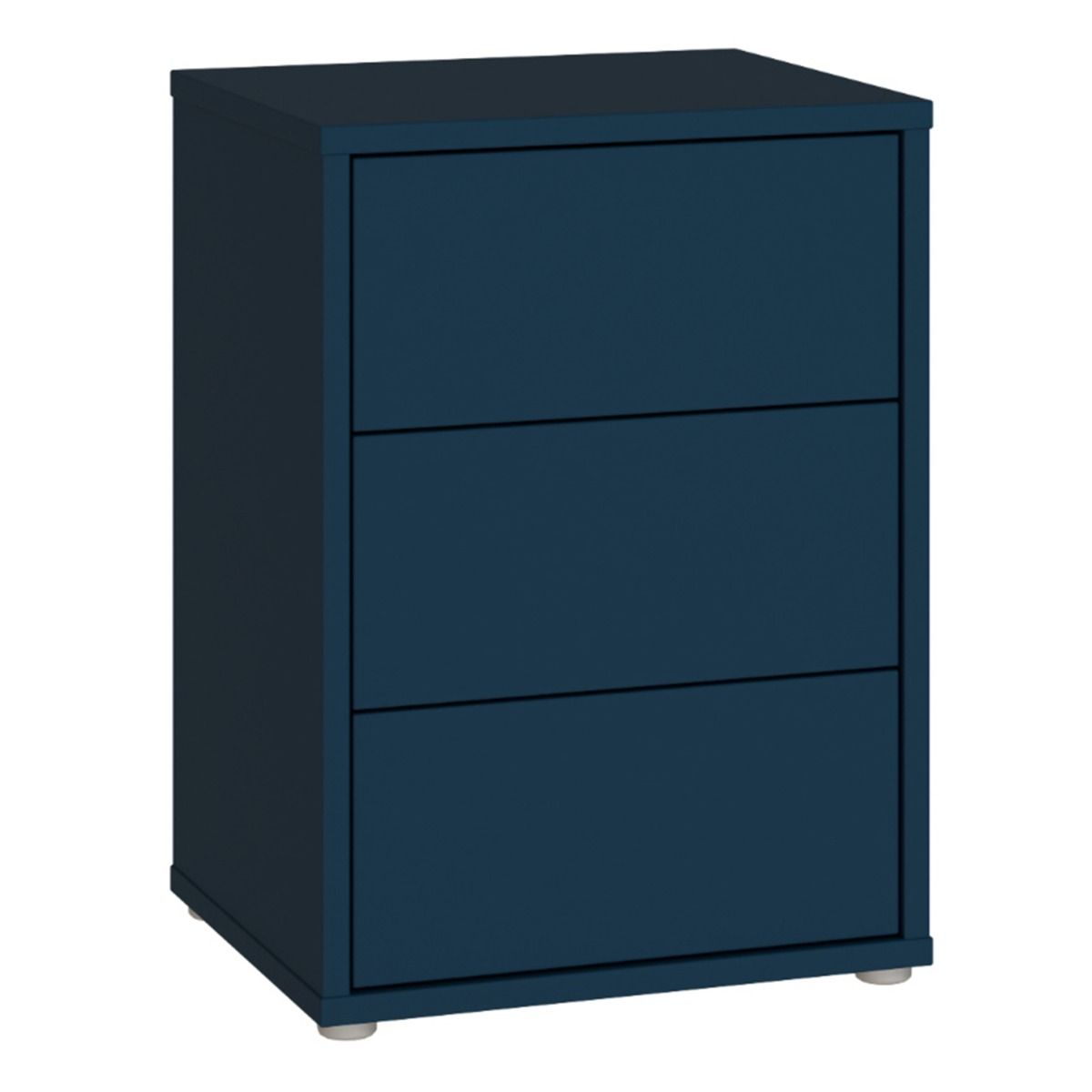 Alice Springs Bedside Cabinet with 3 Drawers Push-to-Open