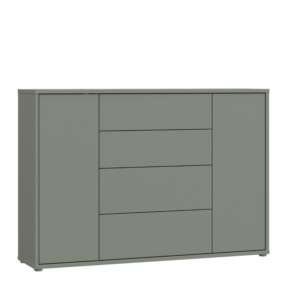 Alice Springs Wide Sideboard with 4 Drawers & 2 Doors with Push-to-Open