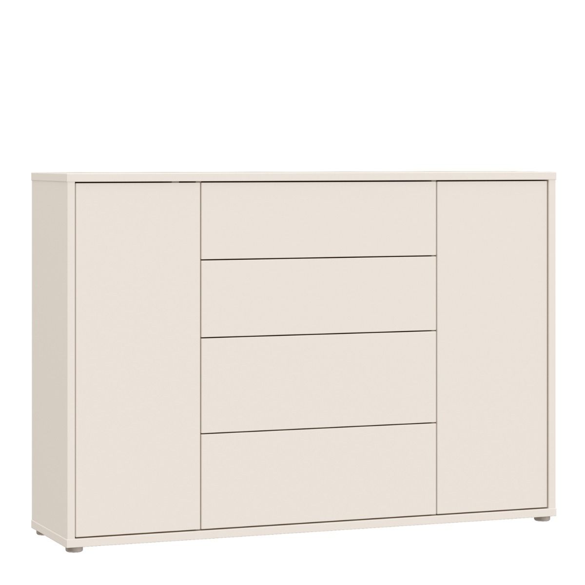 Alice Springs Wide Sideboard with 4 Drawers & 2 Doors with Push-to-Open