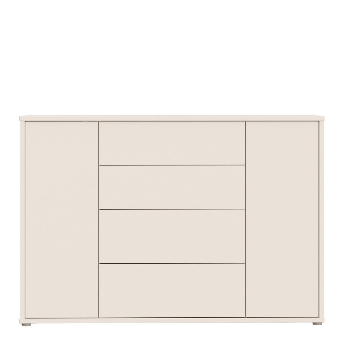 Alice Springs Wide Sideboard with 4 Drawers & 2 Doors with Push-to-Open