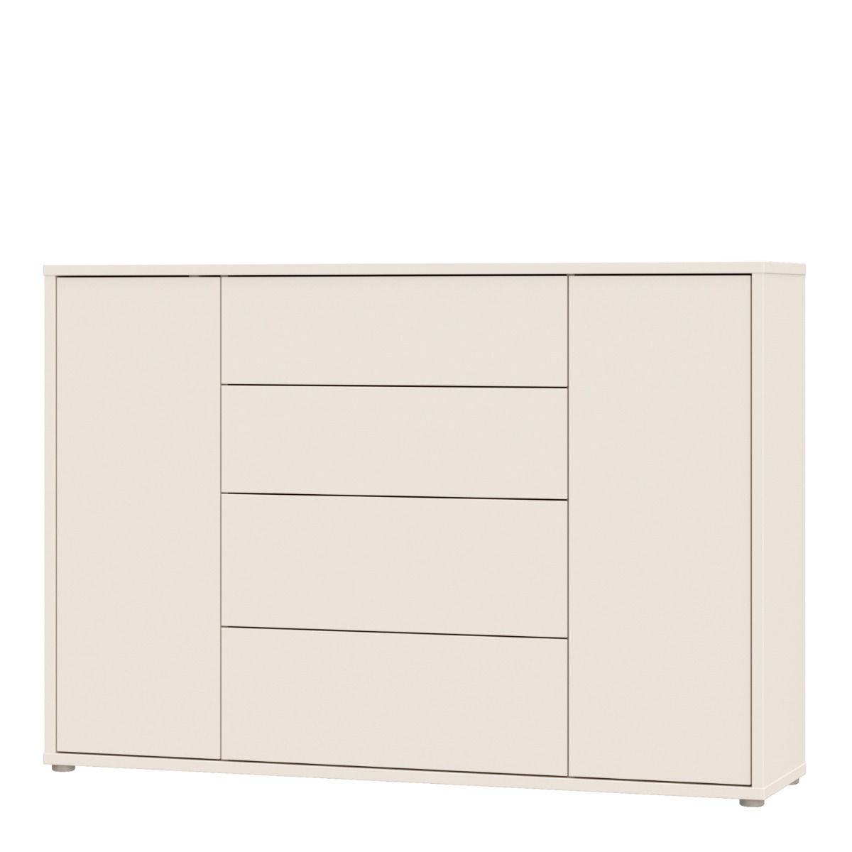 Alice Springs Wide Sideboard with 4 Drawers & 2 Doors with Push-to-Open