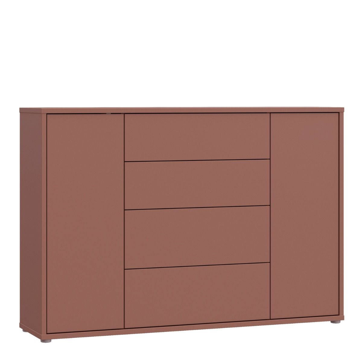 Alice Springs Wide Sideboard with 4 Drawers & 2 Doors with Push-to-Open