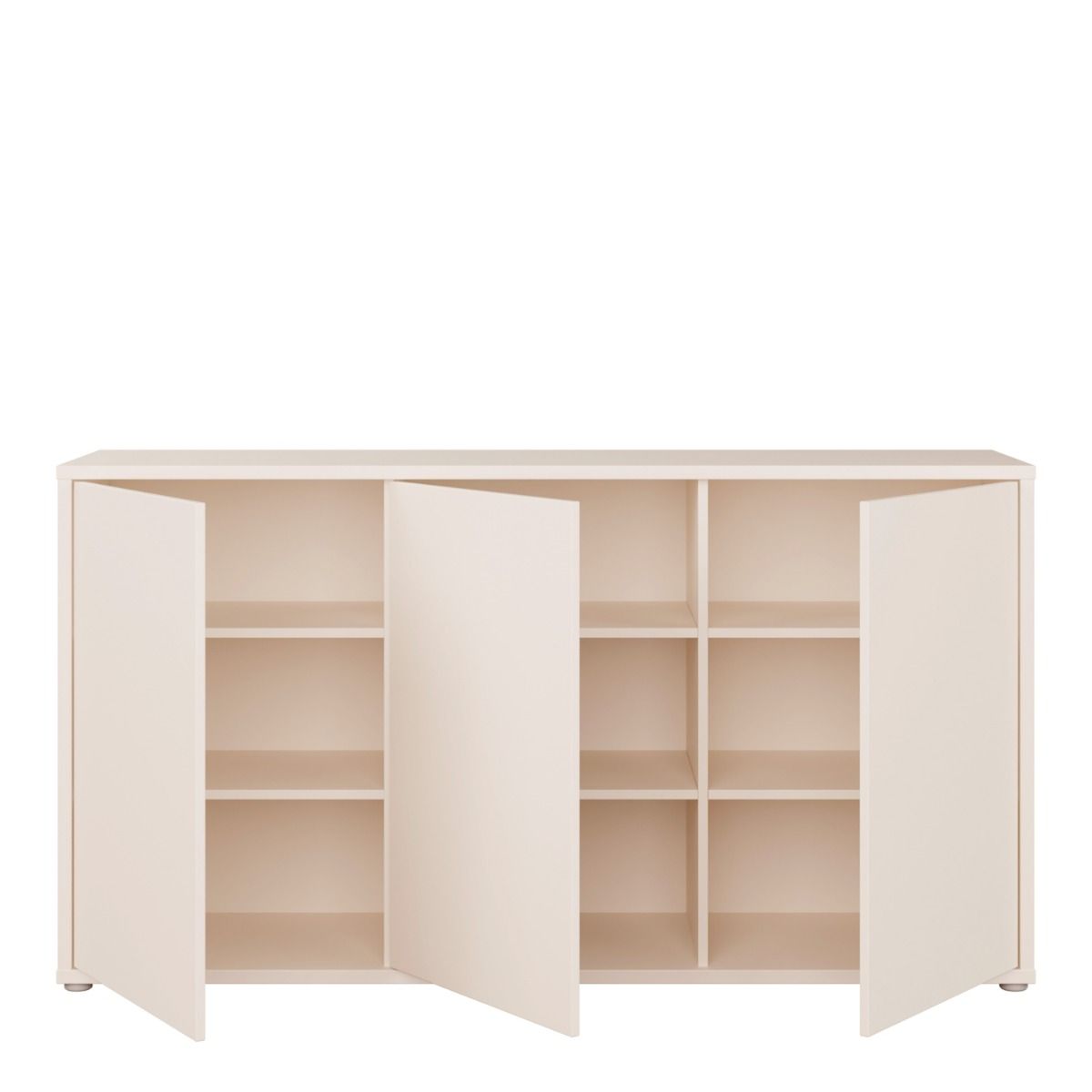 Alice Springs 3 Door Sideboard with Push-to-Open Doors and Drawer in Sand