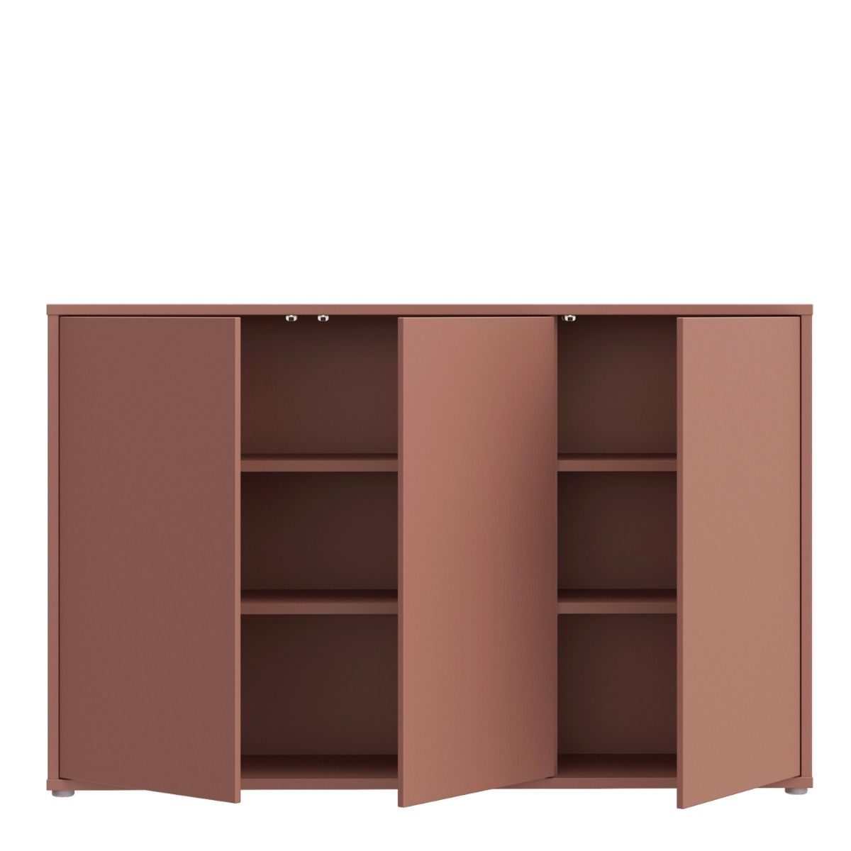 Alice Springs 3 Door Sideboard with Push-to-Open Doors
