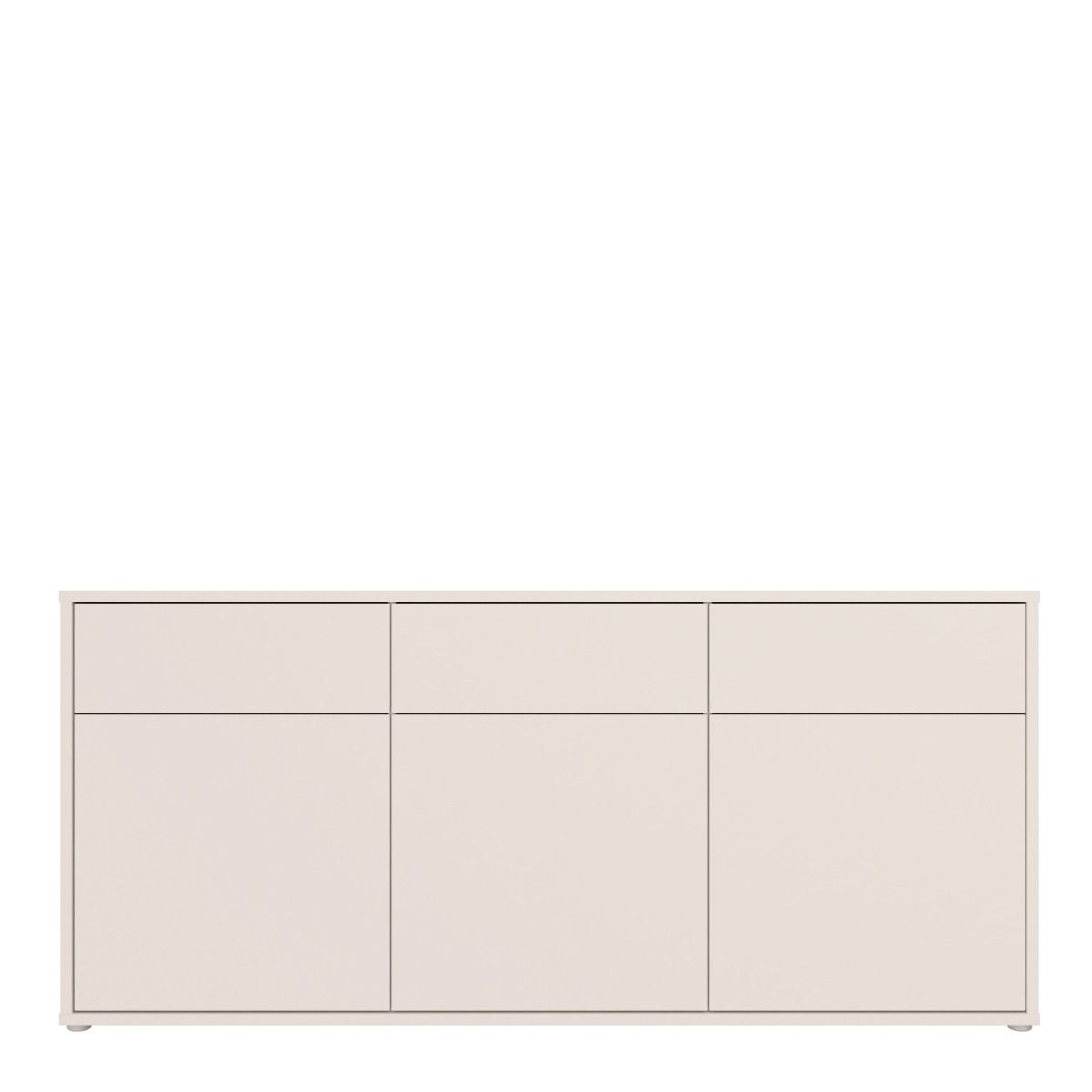 Alice Springs 3 Door 3 Drawer Sideboard with Push-to-Open Drawers in Sand