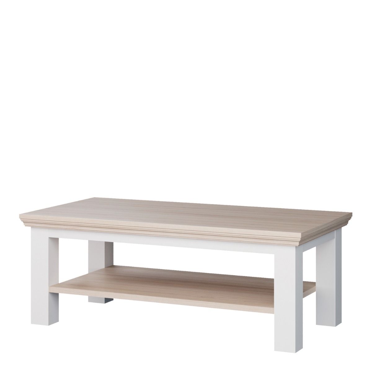 Pontypool Large Rectangular Coffee Table with Shelf