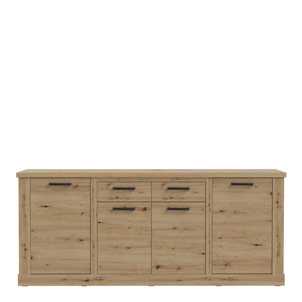 Corona 4 Door 2 Drawer Sideboard in Artisan Brown