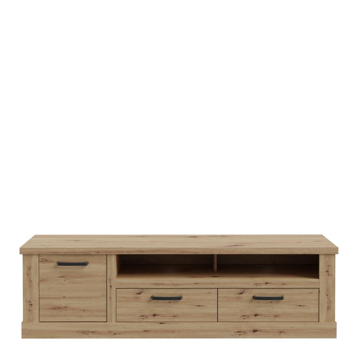 Corona 2 Drawer 1 Door TV Unit in Artisan Brown