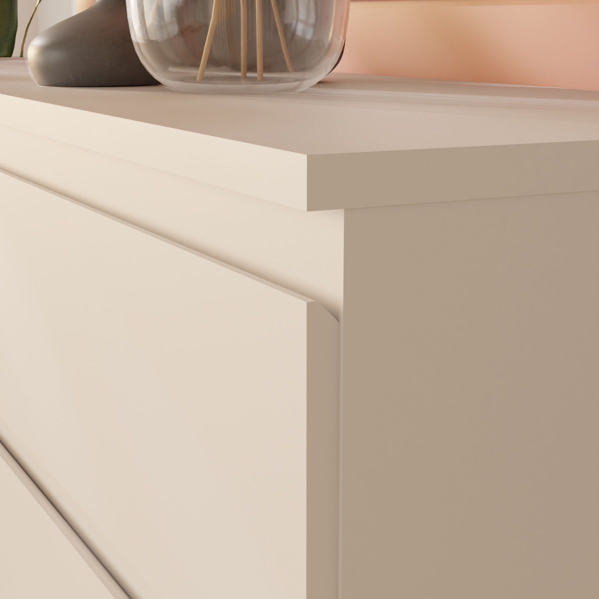 Edmore 2 Drawer Bedside Table