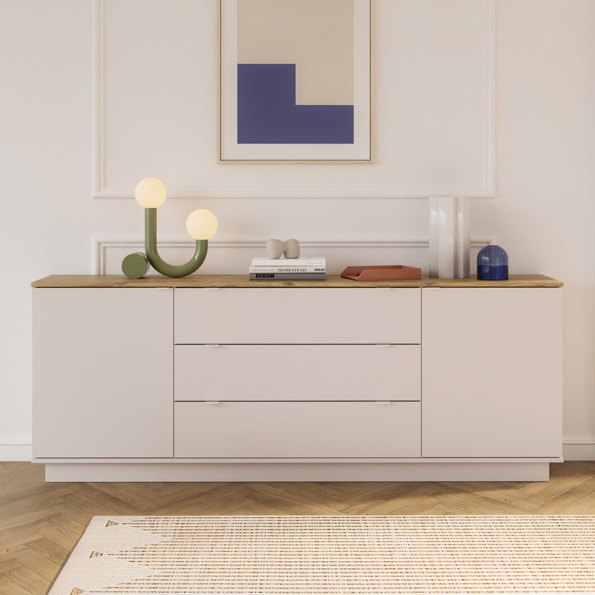 Ganymede Large Sideboard with 3 Drawers & 2 Doors