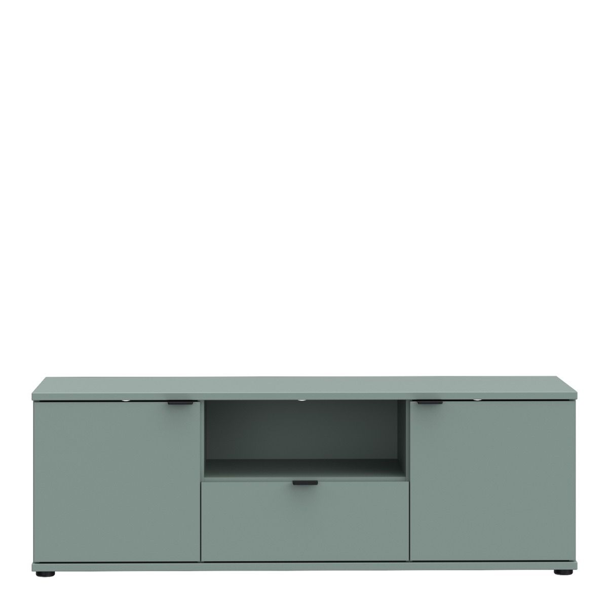 Ganymede Wide TV Unit with Open Shelf, Drawer & 2 Doors