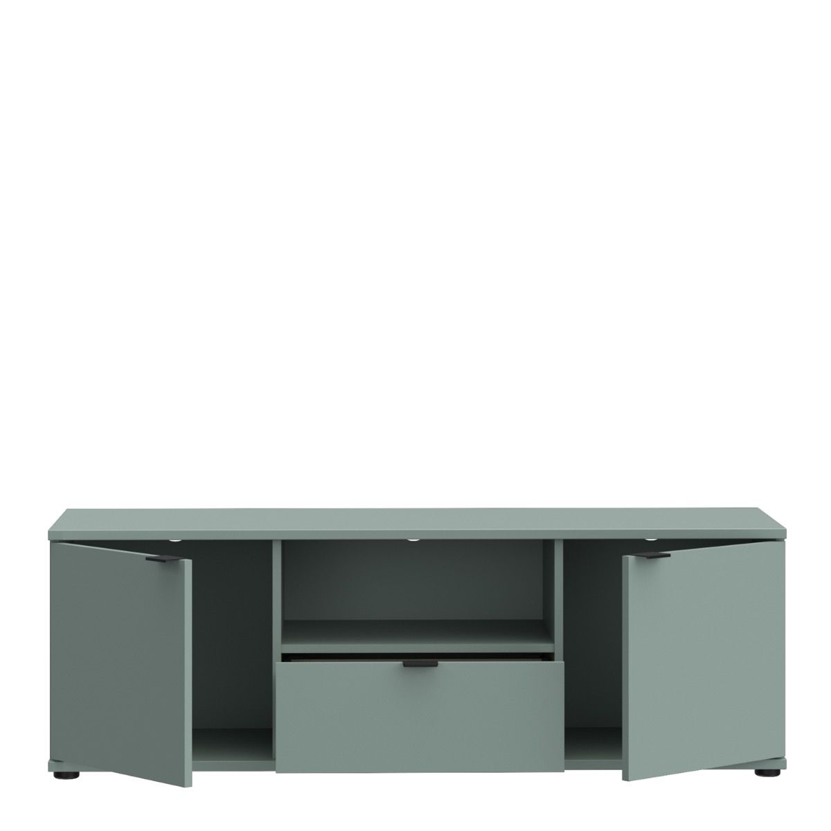 Ganymede Wide TV Unit with Open Shelf, Drawer & 2 Doors