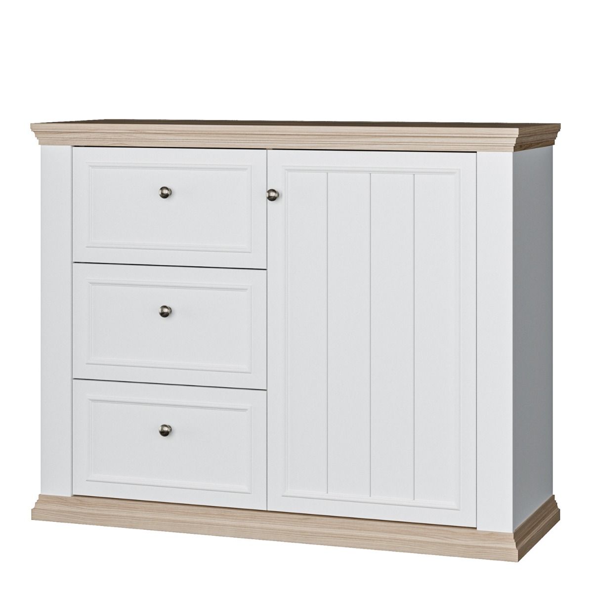 Pontypool 3 Drawer & 1 Door Sideboard