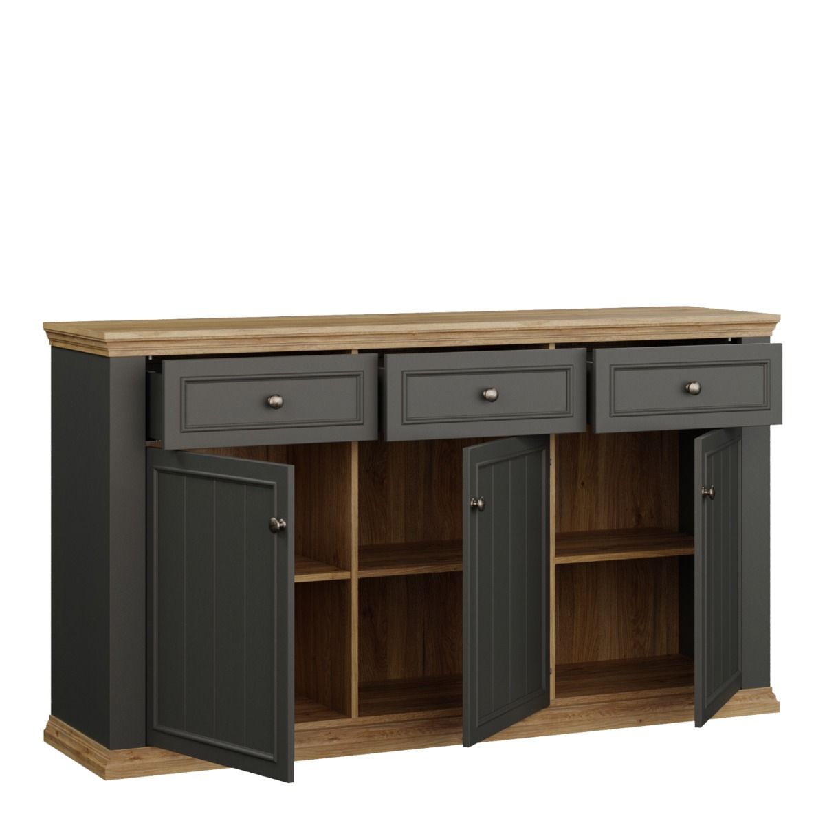 Pontypool 3 Drawer & 3 Door Sideboard