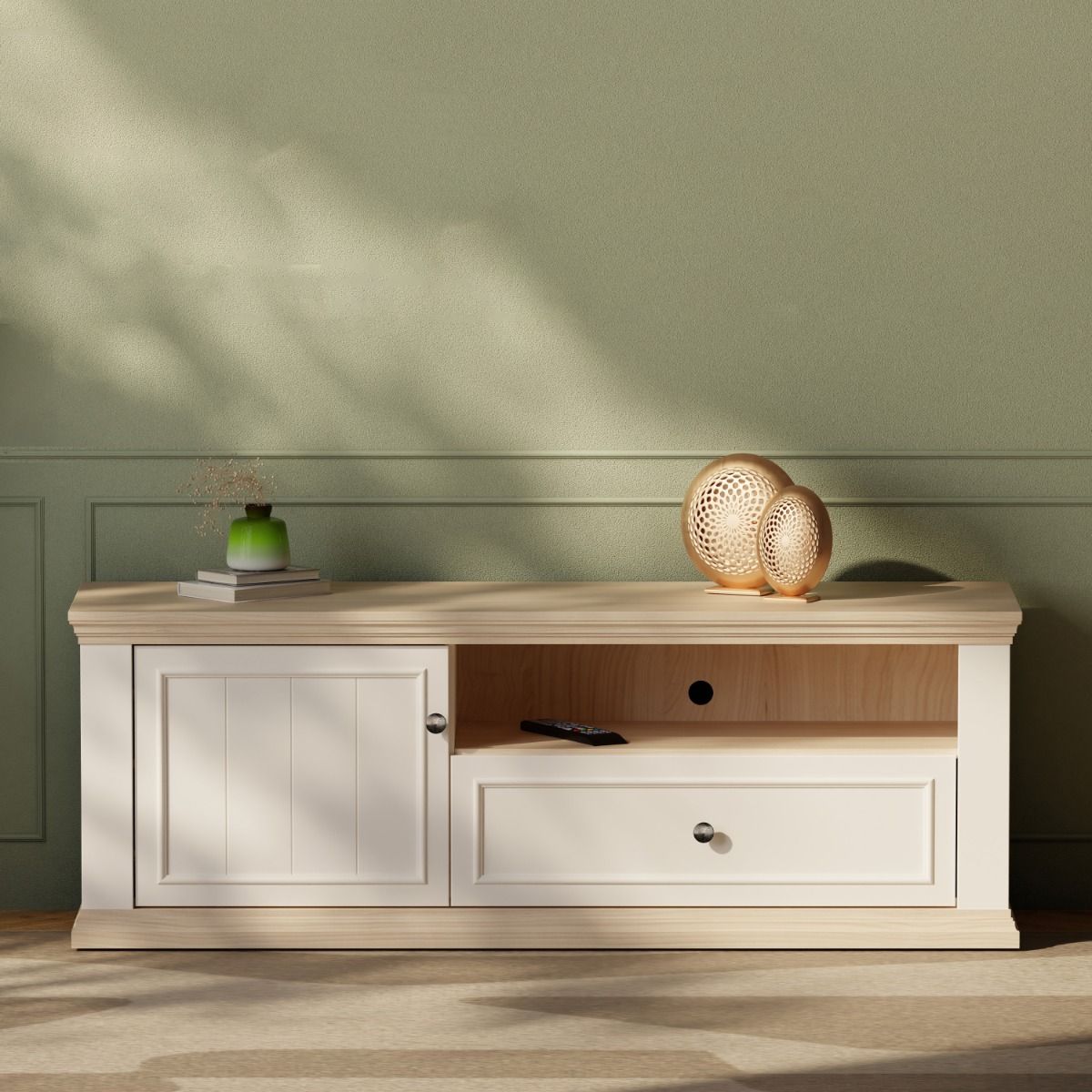 Pontypool TV Unit with Drawer & Open Shelf