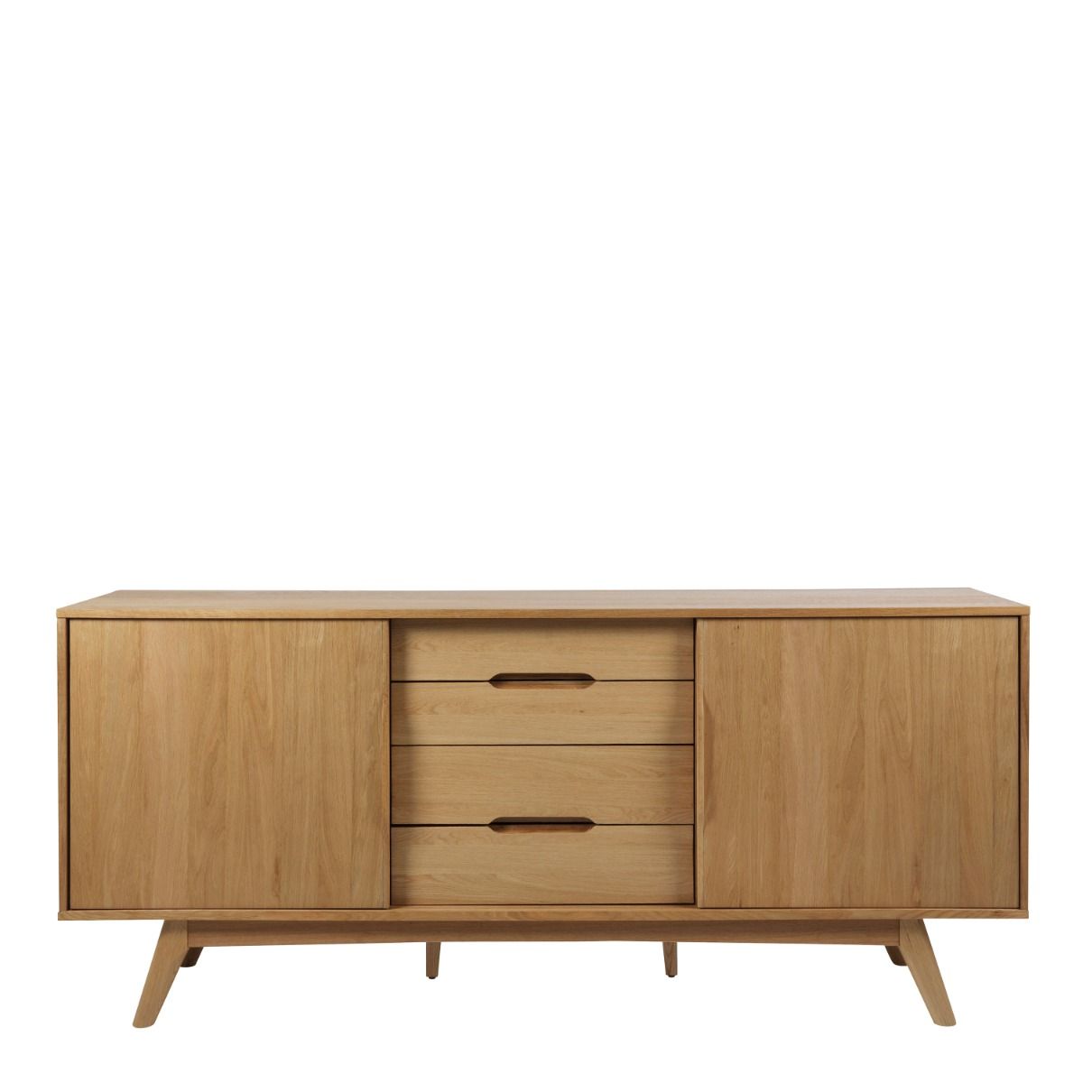 Marte 2 Door 4 Drawers Sideboard in Brown