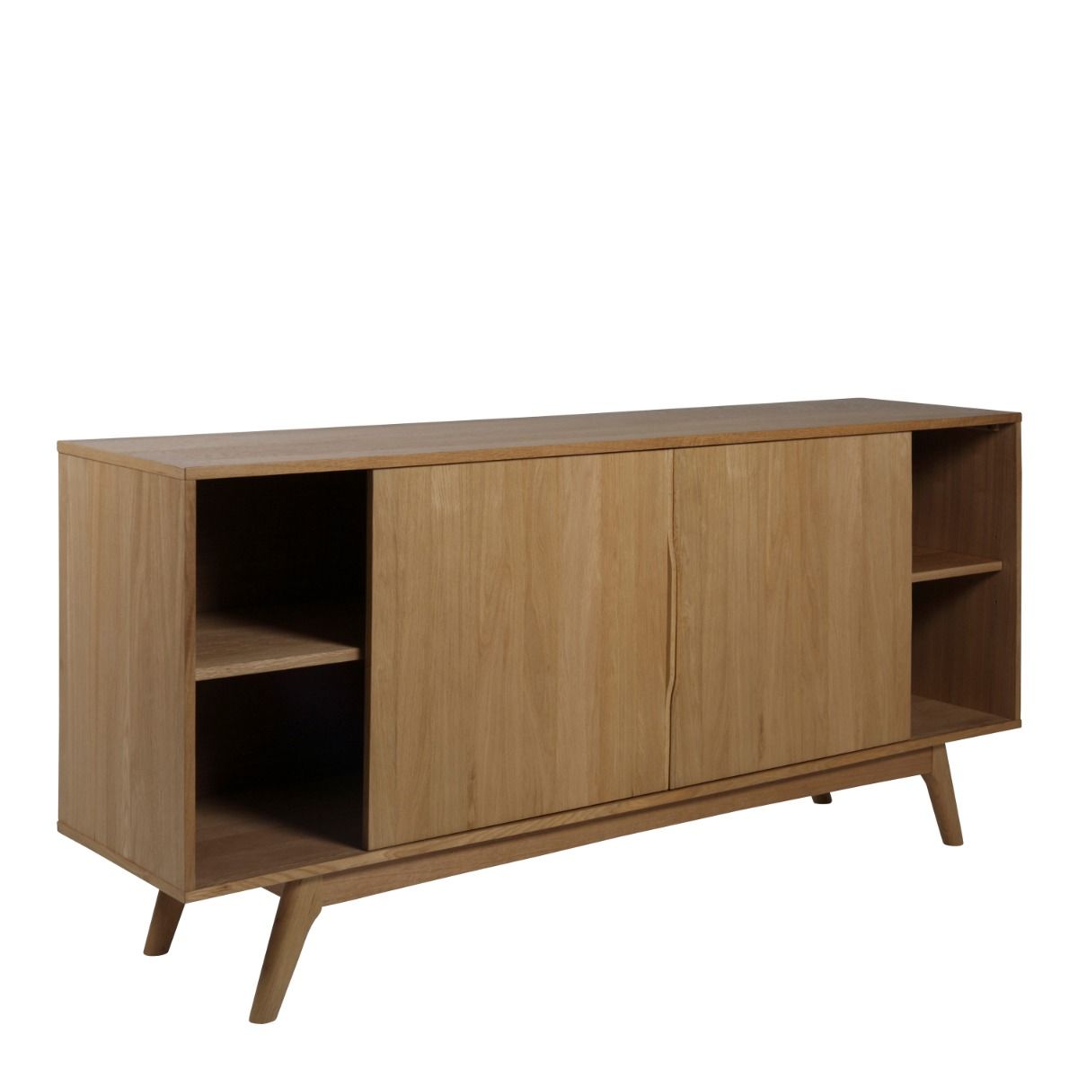 Marte 2 Door 4 Drawers Sideboard in Brown