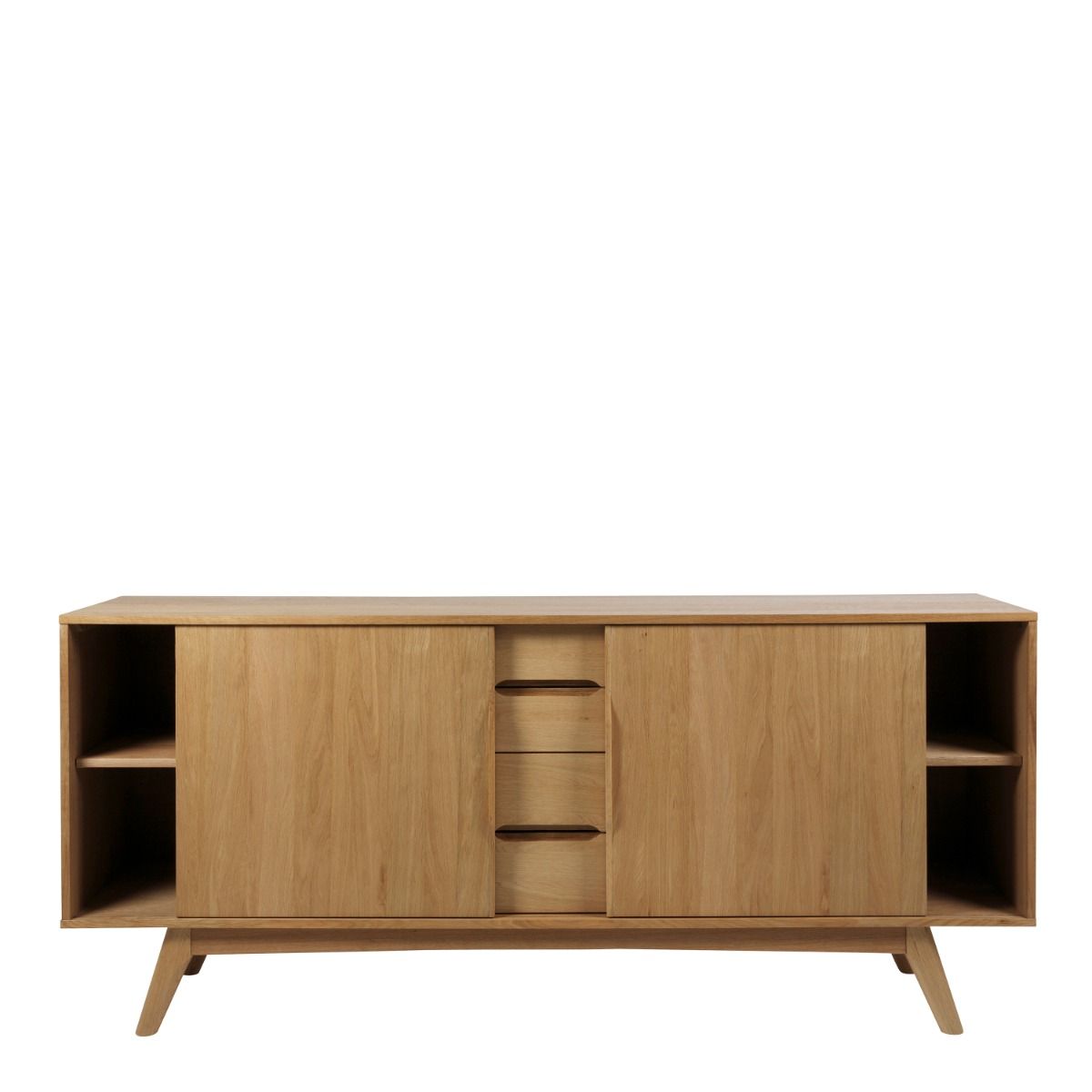 Marte 2 Door 4 Drawers Sideboard in Brown