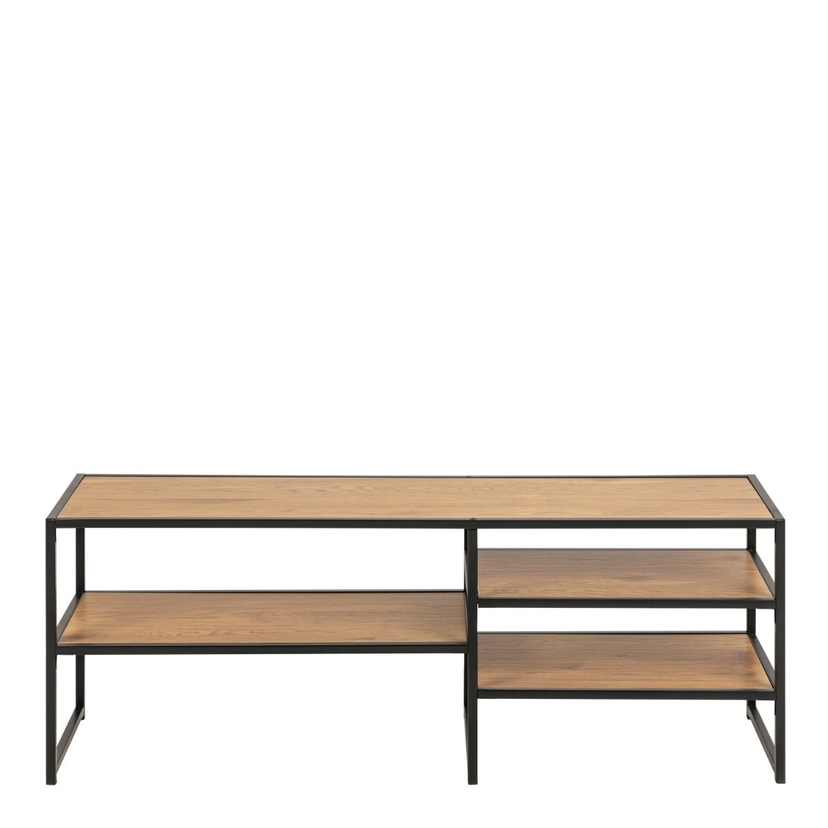 Seaford Black Metal Open TV Unit