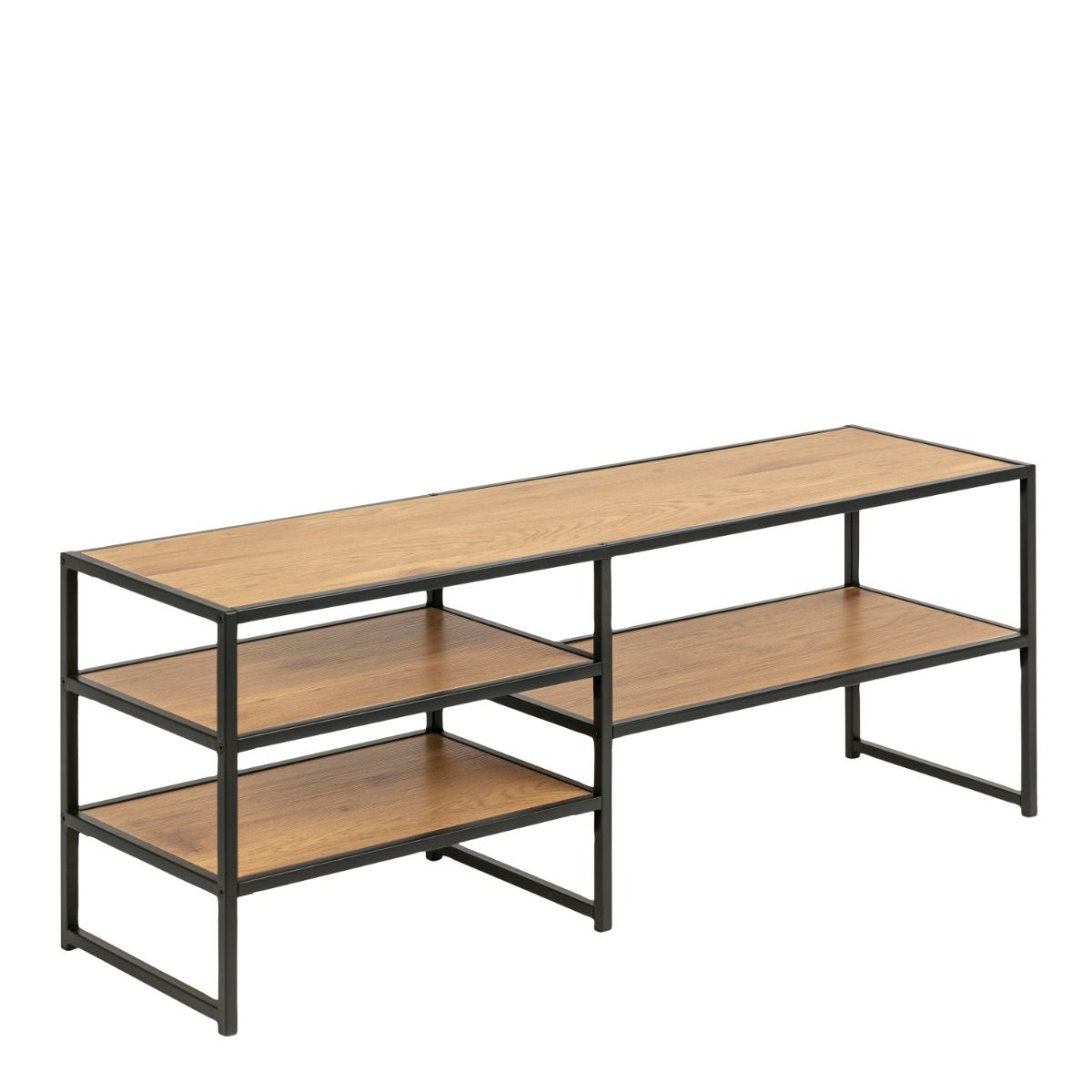 Seaford Black Metal Open TV Unit