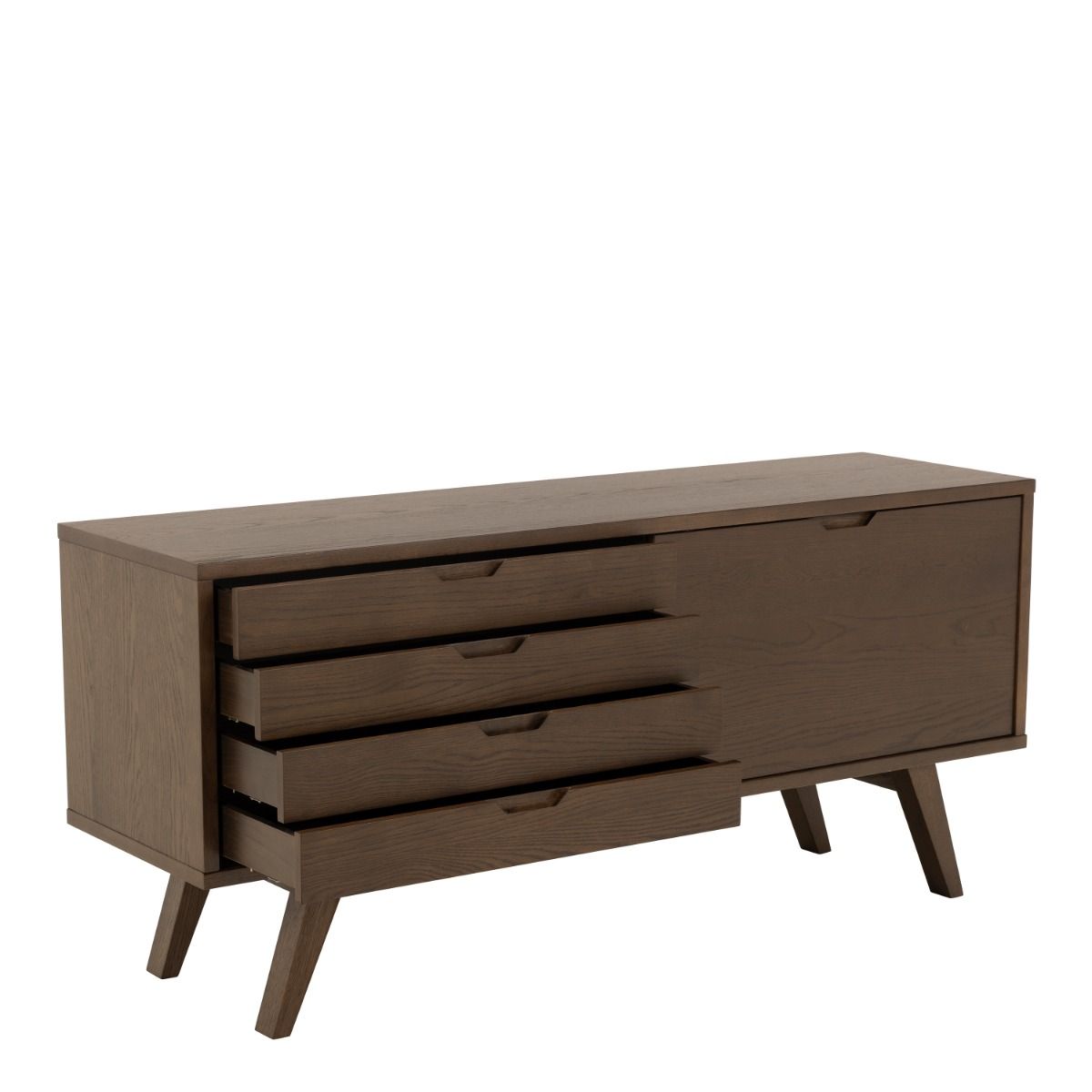 A-Line Sideboard with 4 Drawers and Sliding Door