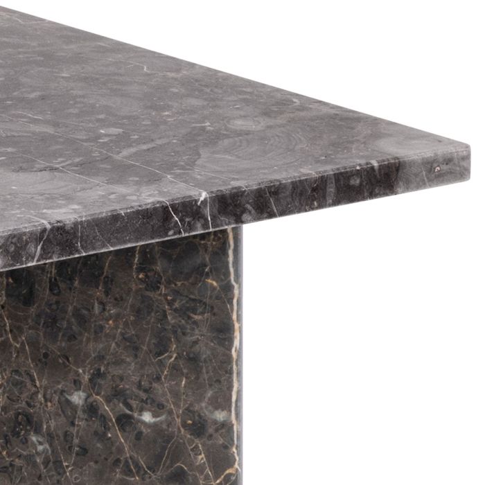 Vega Square Coffee Table with Marble Top 90cm