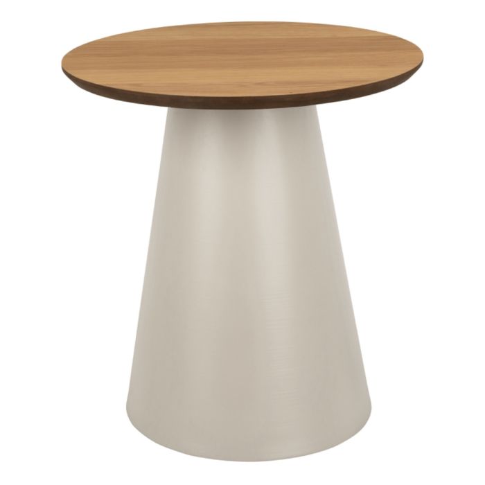 Soli Round Coffee Table in Brown/Grey 45x48cm