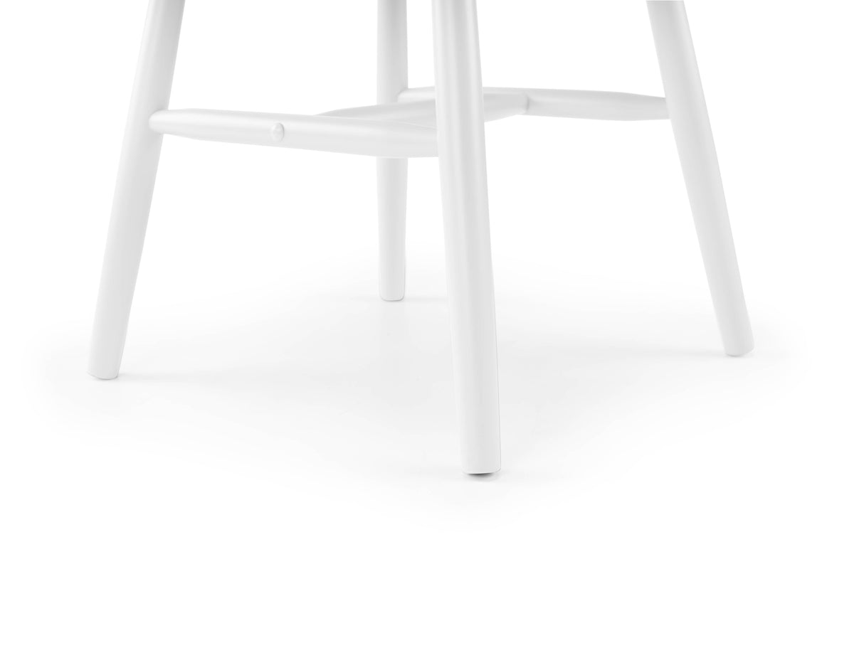 Alassio Spindle Back Dining Chair - White