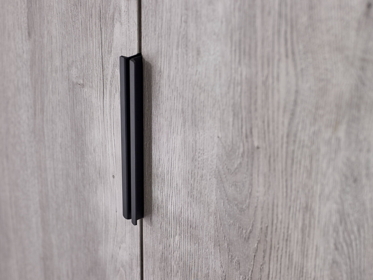 Bali 2 Door 1 Drawer Wardrobe - Grey Oak