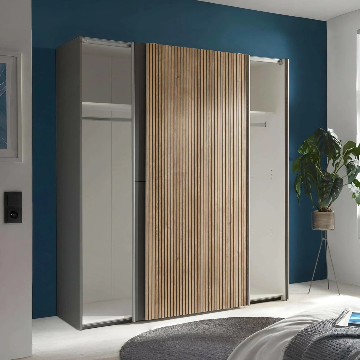 Berno Sliding 2 Door Wardrobe
