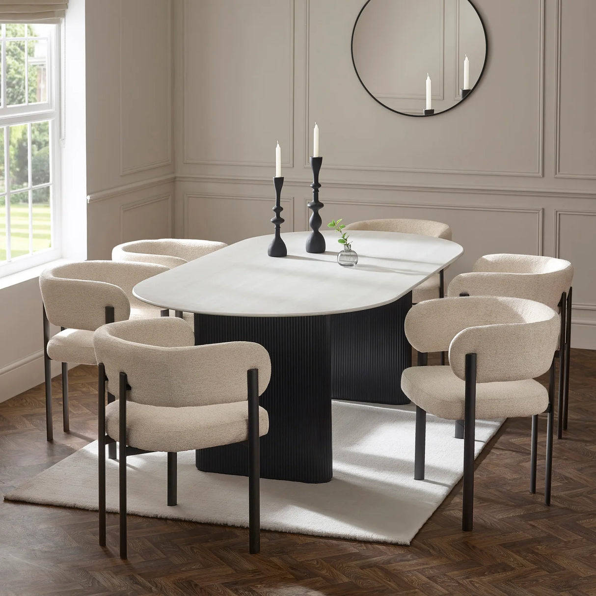 Bolivia Oval Dining Table