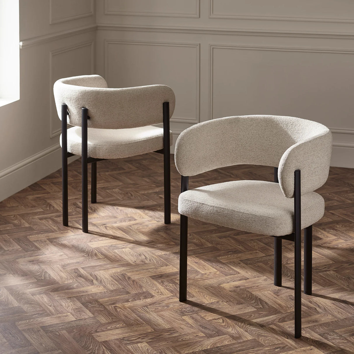 Set of 2 Bolivia Dining Chairs