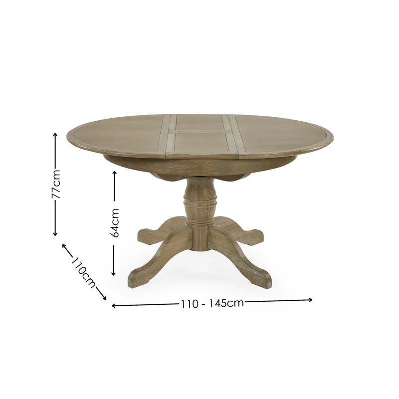 Camille Round Extending Table