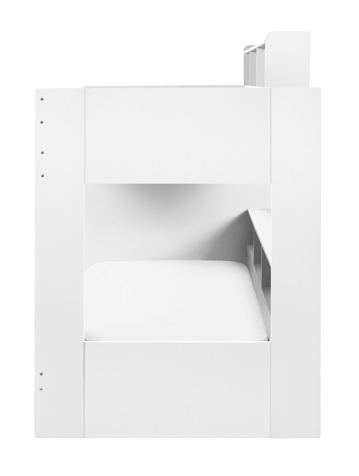Camelot Staircase Bunk - All White