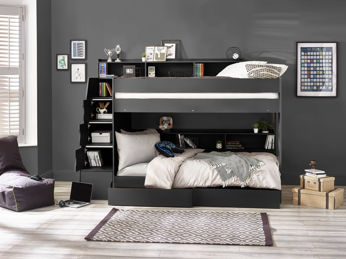 Camelot Staircase Bunk - Anthracite