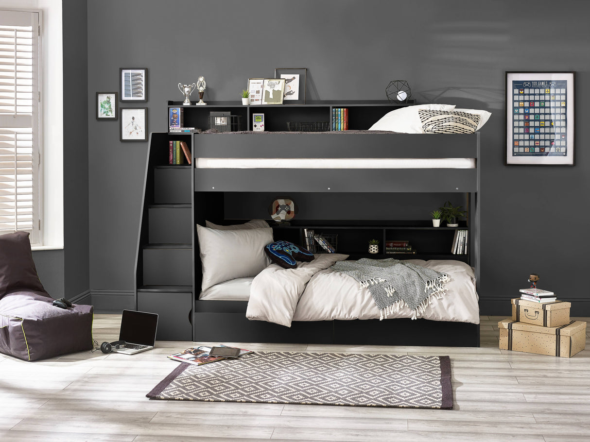 Camelot Staircase Bunk - Anthracite