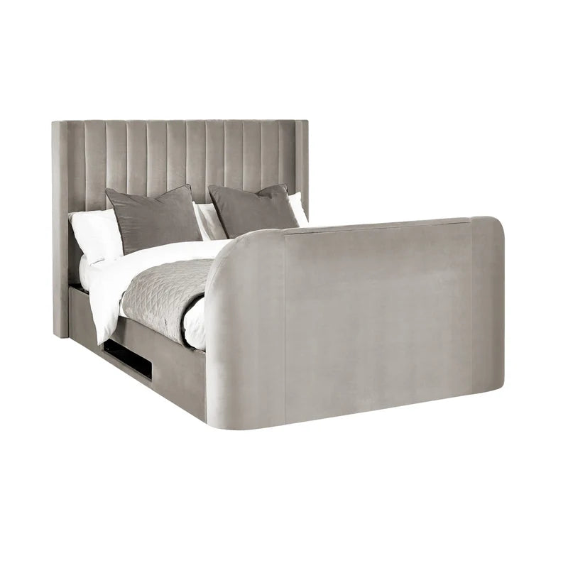 Clara Side Lift-Up Ottoman Storage Tv Bed